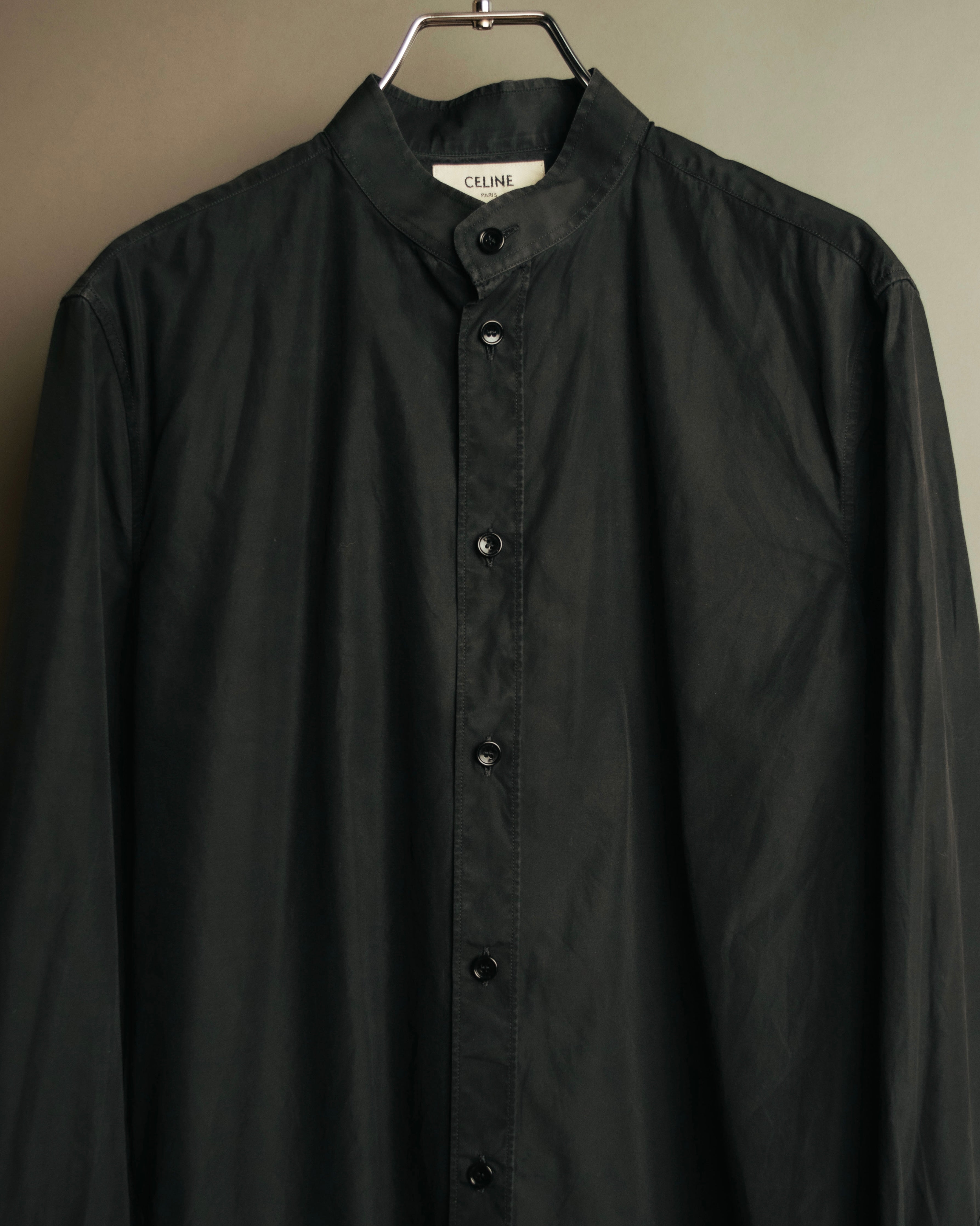 “CELINE” 2019-current Cotton band collar shirt