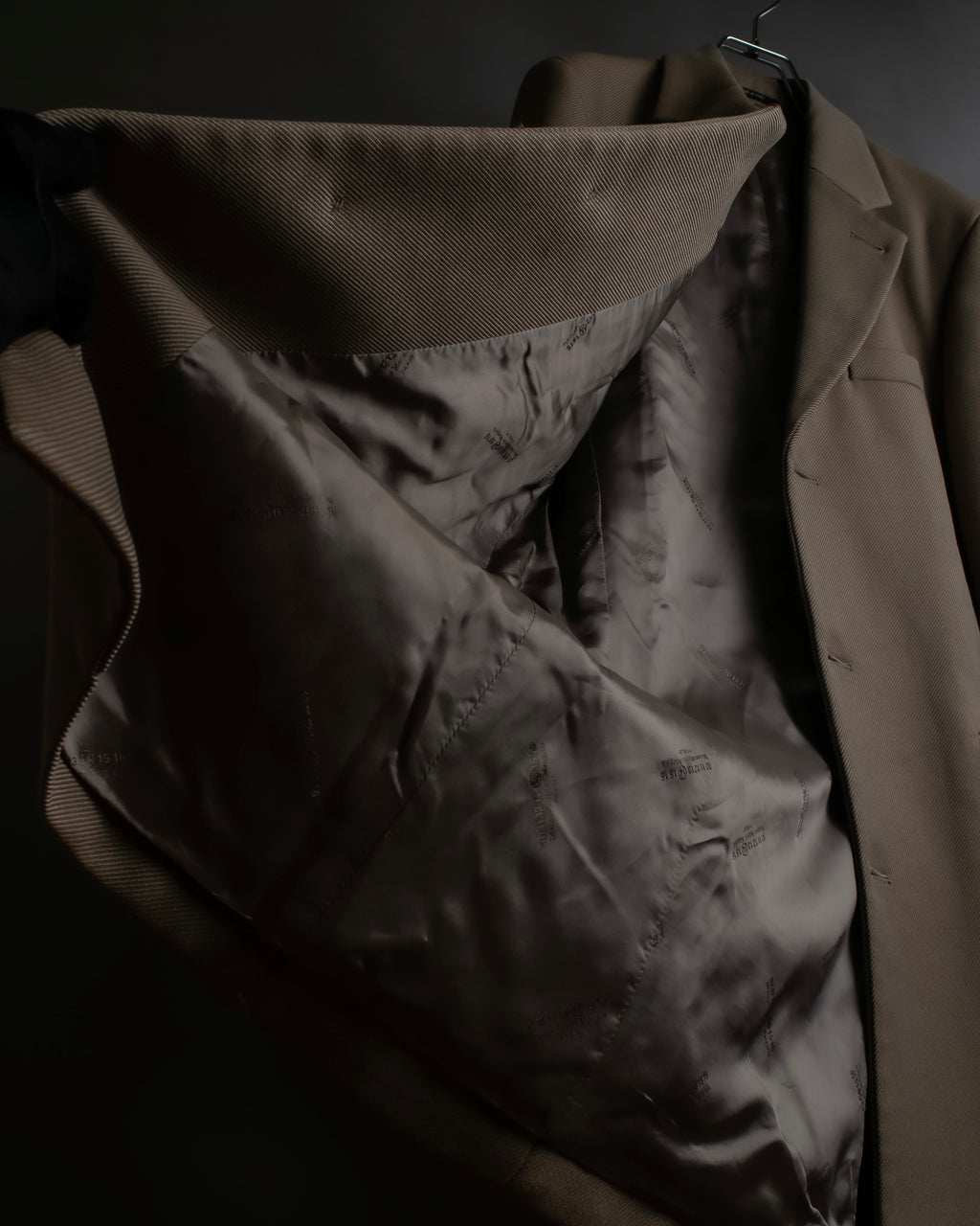 "MAISON MARGIELA" 13AW structured mid-length tailored coat