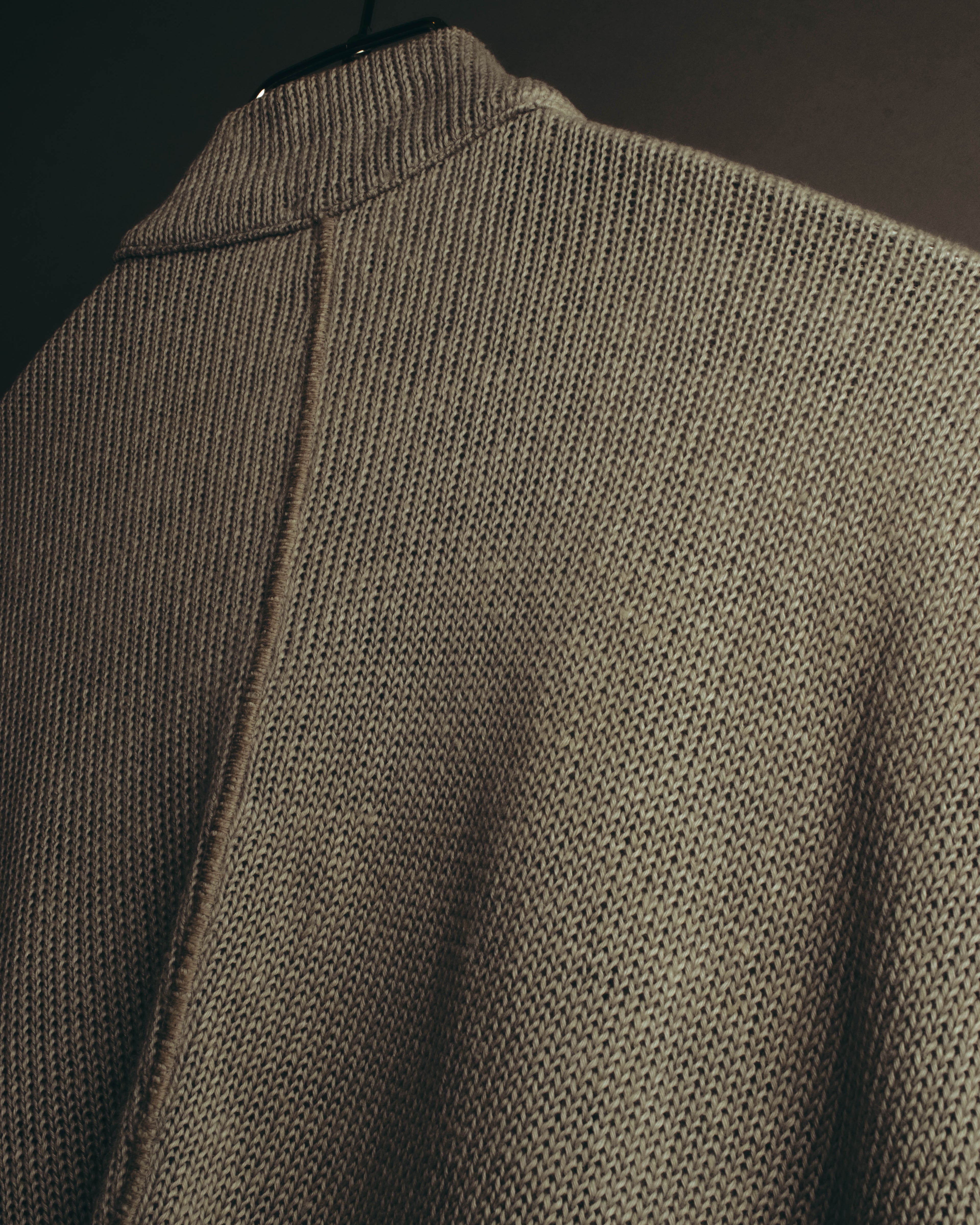"ARMANI COLLEZIONI" 00's-10's Textured linen knit cardigan