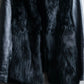 "MOLOKO BAR" Real fur docking leather jacket