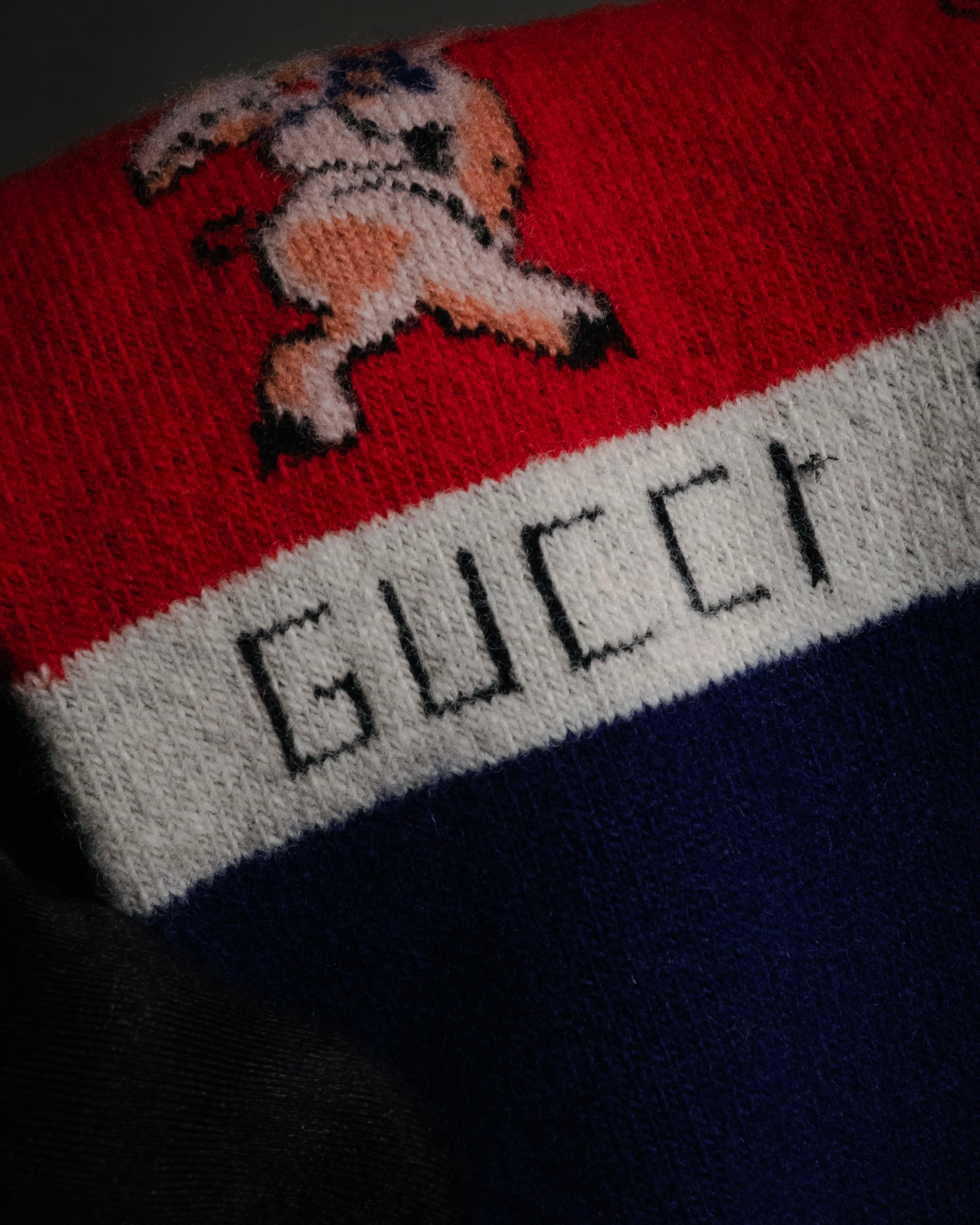 “GUCCI” 19SS Three little pigs jacquard socks