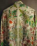 -SPECIAL- “GUCCI” 2015-2022 Botanical printed silk shirt