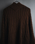"Salvatore Ferragamo" 00’s Cashmere blend shawl-collar knit cardigan