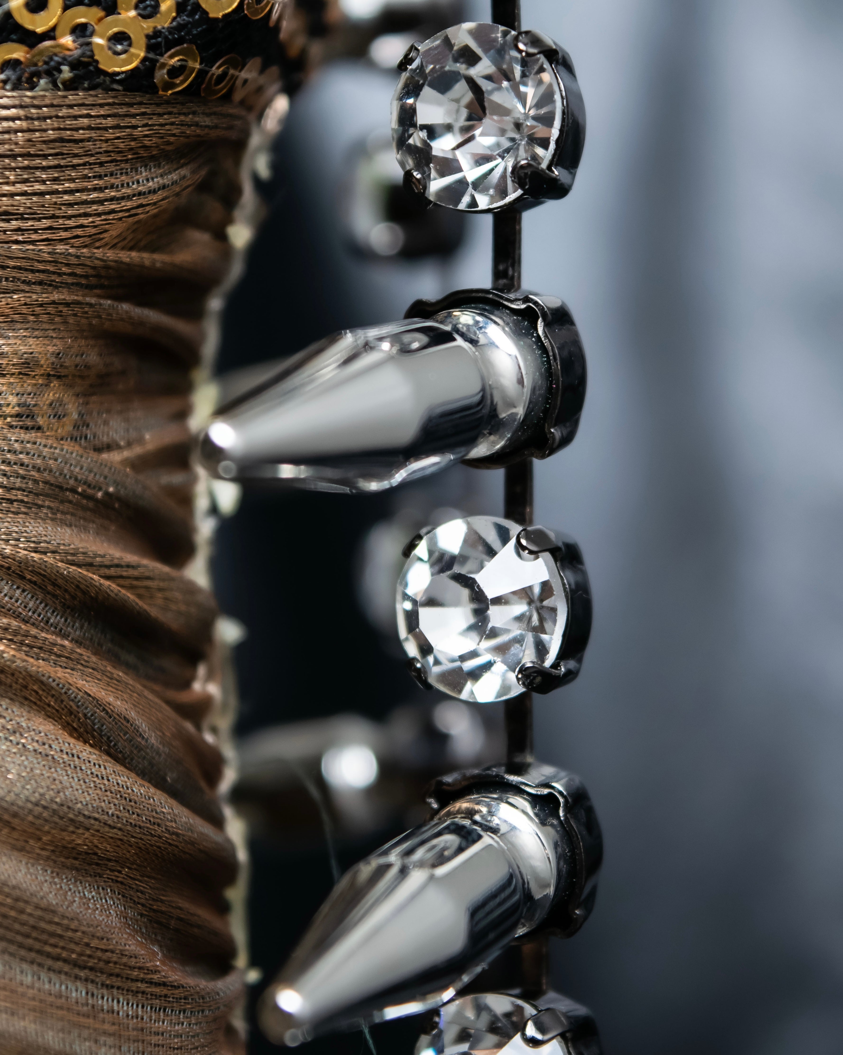 "N21 NUMERO VENTUNO" Studded diamond combination necklace