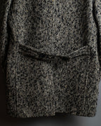 "LANVIN" Double breasted tweed chester coat