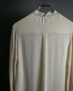 "VALENTINO" Gathered detail ribbon bow tie pullover