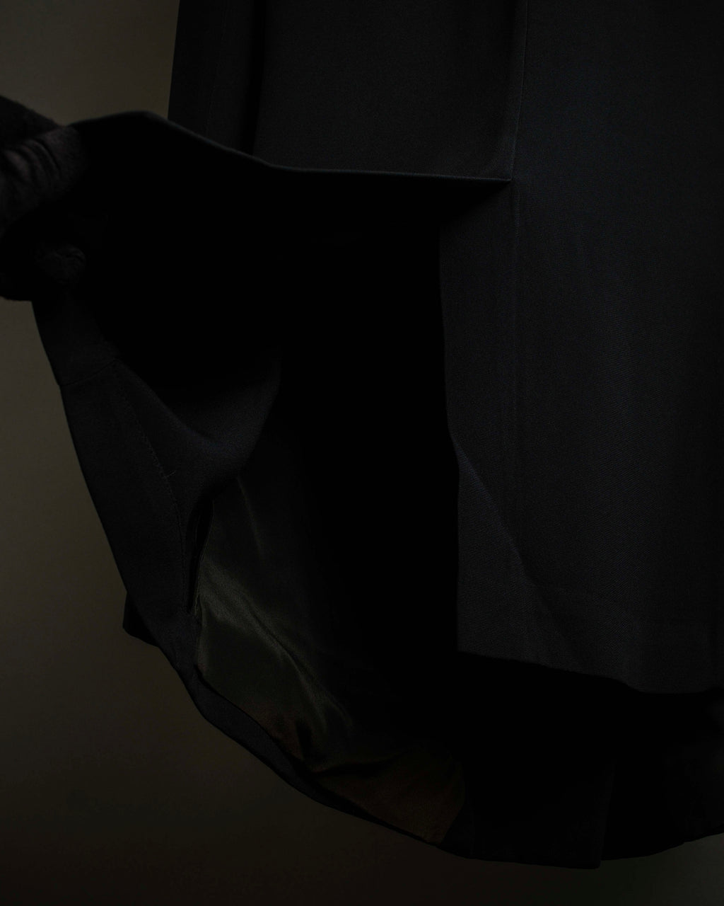 "GUCCI" Three-dimensional lapel design draped tailored jacket