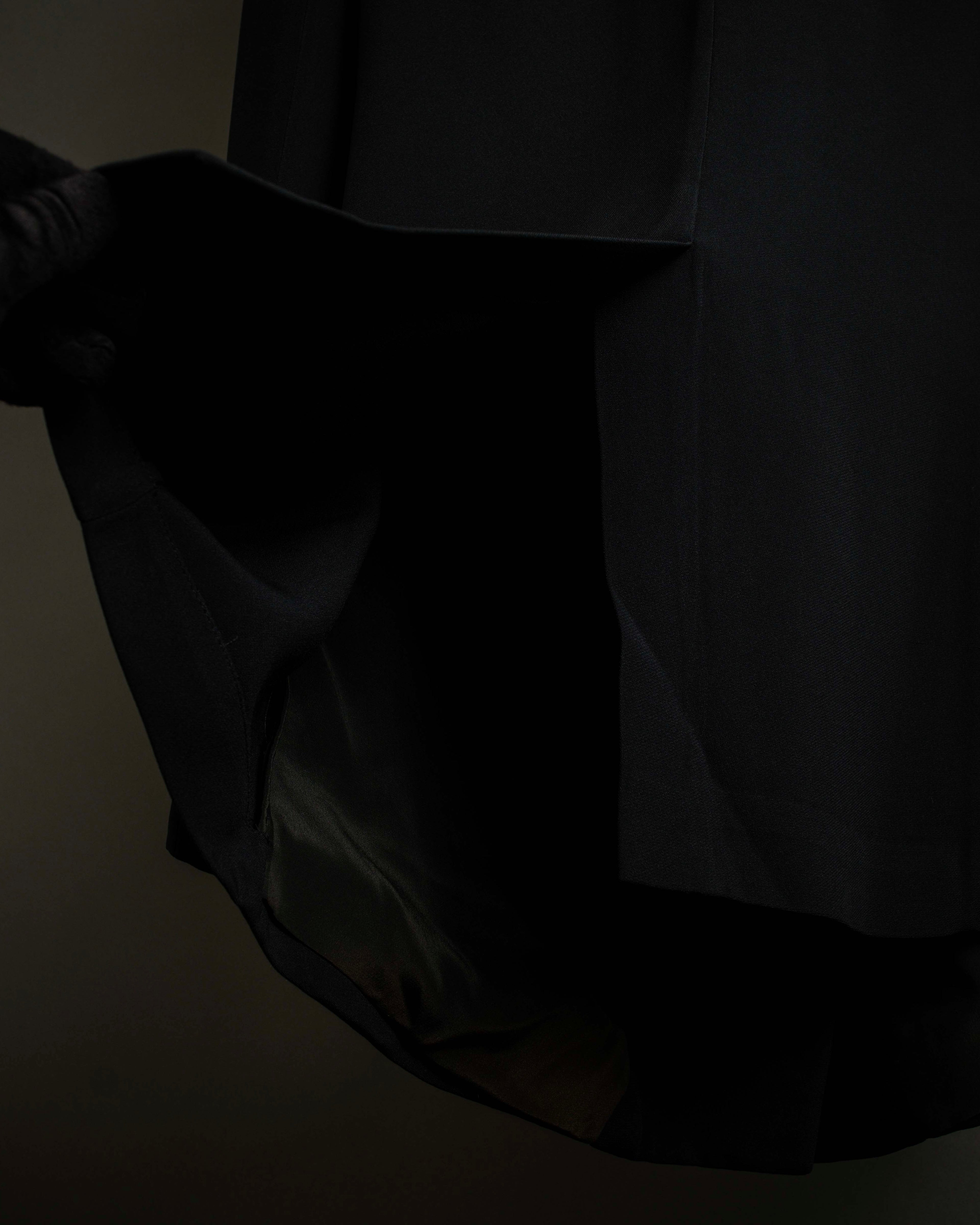 "GUCCI" Three-dimensional lapel design draped tailored jacket