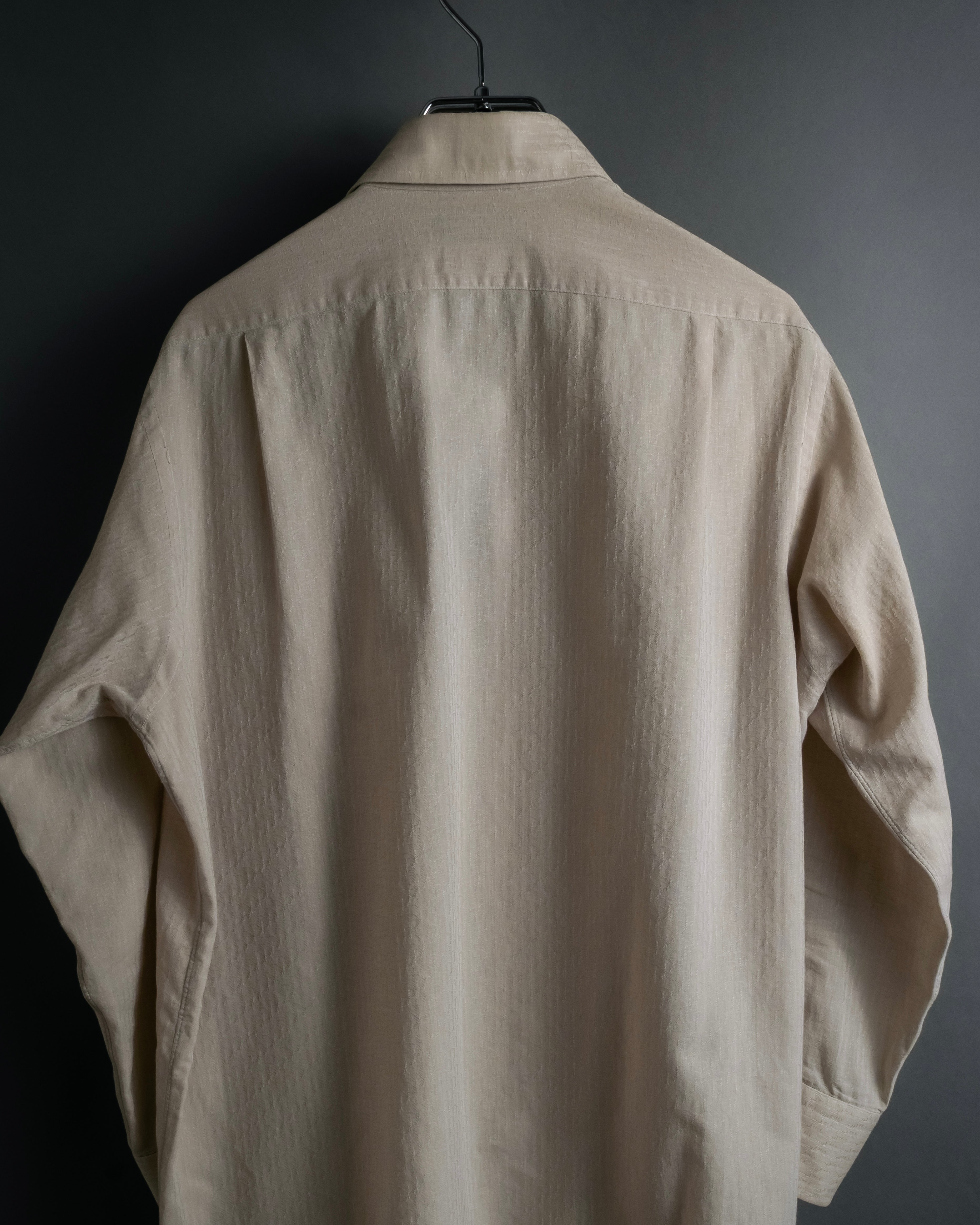 "CHRISTIAN DIOR MONSIEUR" 80's Marc Bohan design woven shirt