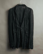 -SPECIAL- “Rick Owens” 2000’s Open weave shawl cardigan