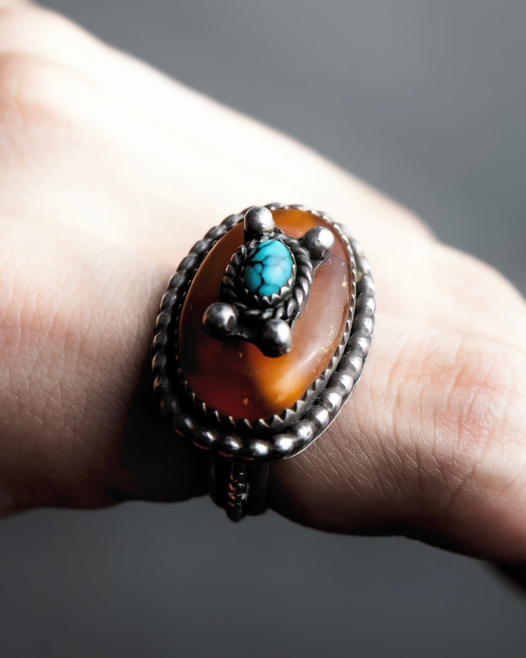 “Vintage” Silver turquoise Indian jewelry