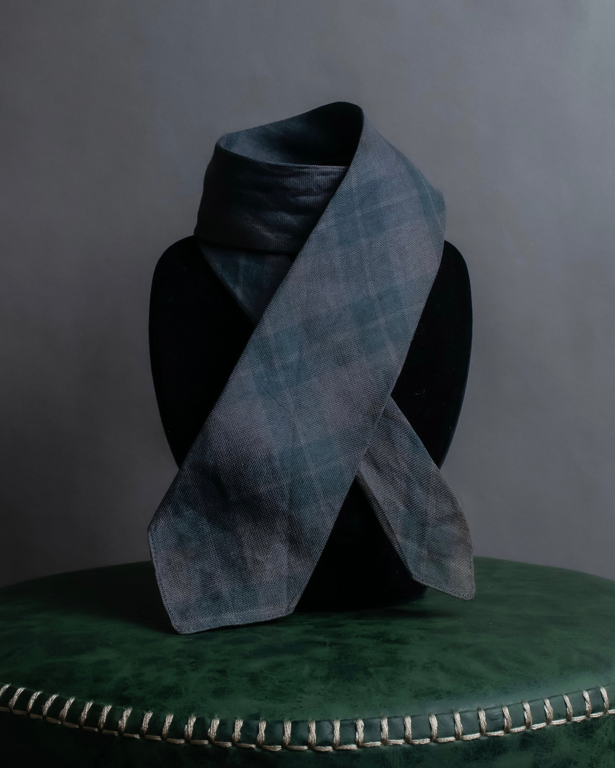 "COMME des GARCONS HOMME" Argyle check sheer necktie