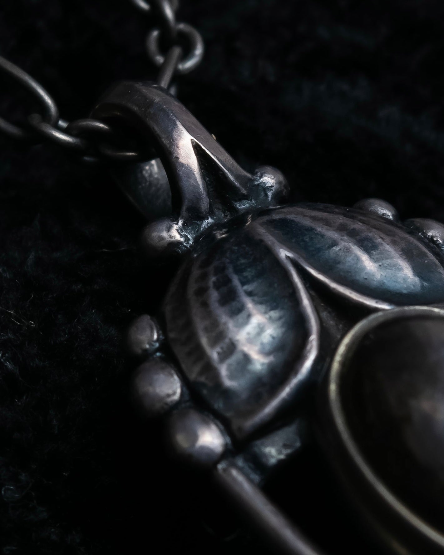 "GEORG JENSEN" 2003 year top design silver necklace