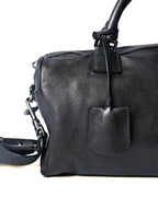 LOEWE/ Anagram 2 Way Mini Boston Hand Bag Metallic Black
