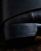 "BOTTEGA VENETA" Belt design square toe knee high long boots