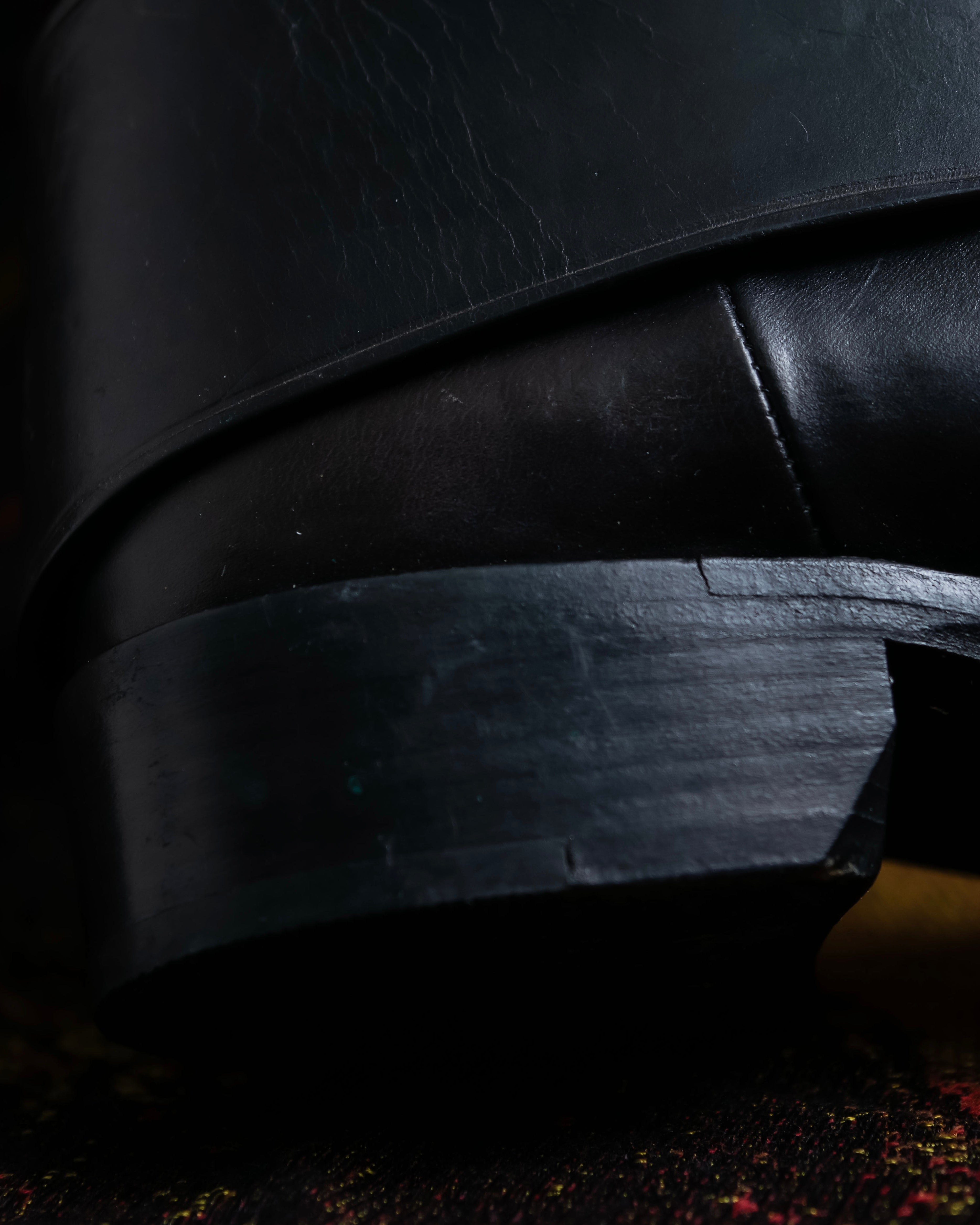 "BOTTEGA VENETA" Belt design square toe knee high long boots