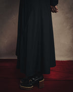 -SPECIAL- “Y’s” 2016 Asymmetric wool gabardine long skirt