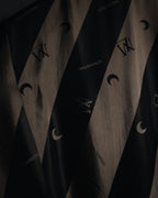 "LUNA MATTINO" 90’s Crushed velvet pointed hem vest