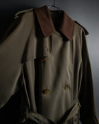 -SPECIAL- "Burberrys" 90's Collar switching two-tone trench coat