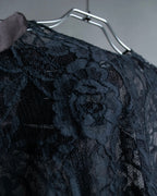 "D&amp;G" Botanical pattern lace shift dress