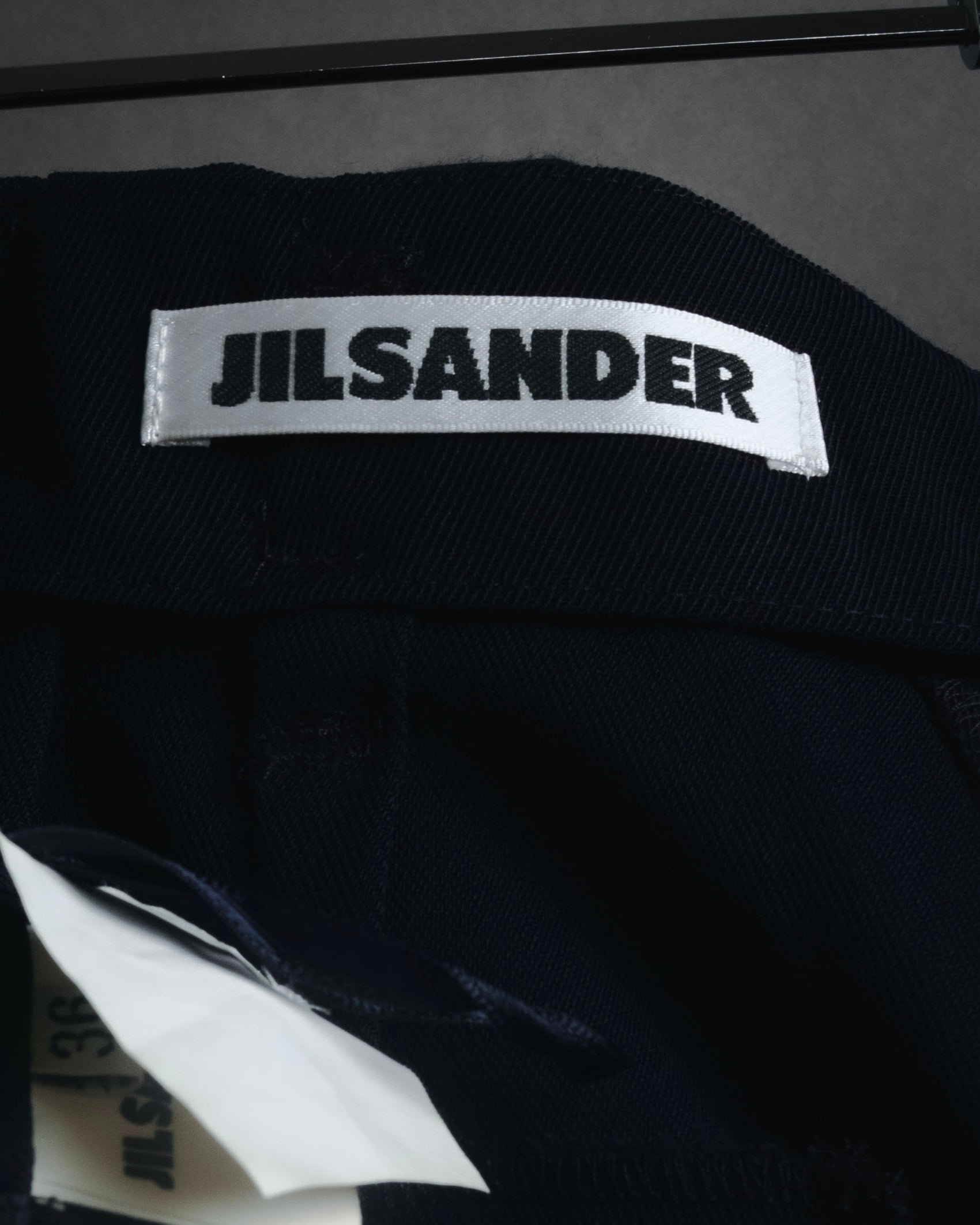 "JIL SANDER" 90’s pure new wool minimalist slacks