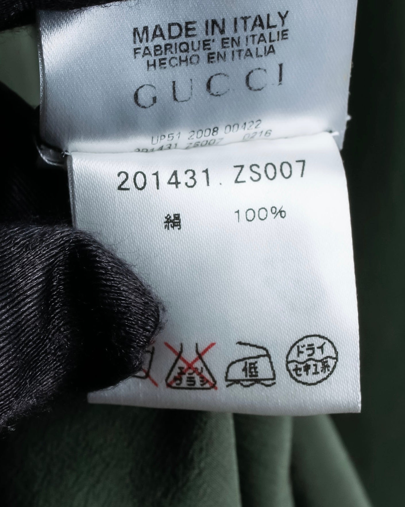 "GUCCI" Tab design bowtie blouse
