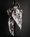 "Christian Dior" 2020-2023 botanical silk twill scarf