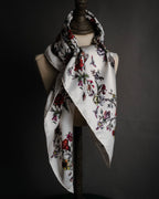 "Christian Dior" 2020-2023 botanical silk twill scarf