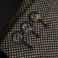 "GIORGIO ARMANI" Diamond pattern peak lapel double breasted tailored jacket