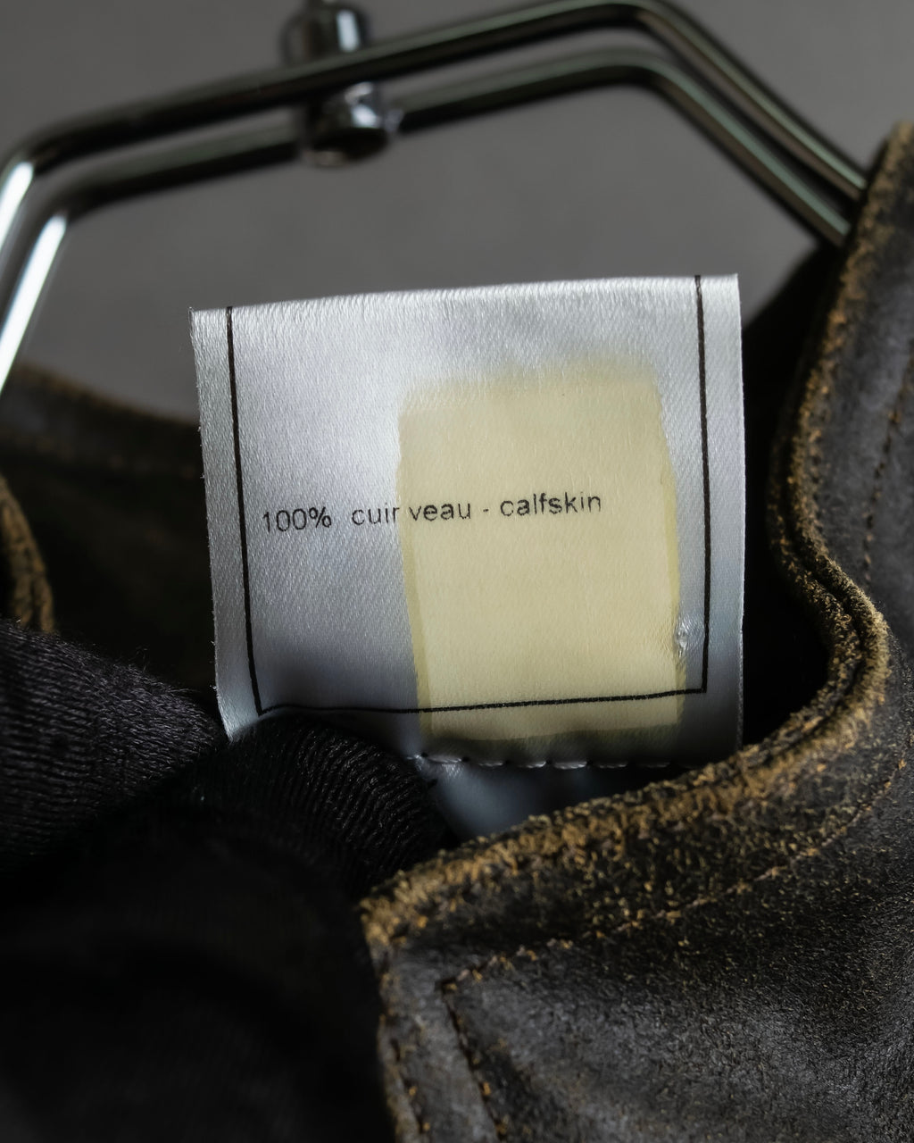 "CHANEL" 2000AW Karl Lagerfeld period calf leather vest