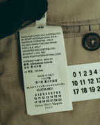 -SPECIAL- “Maison Martin Margiela” 2014SS raw-edge linen tailored jacket