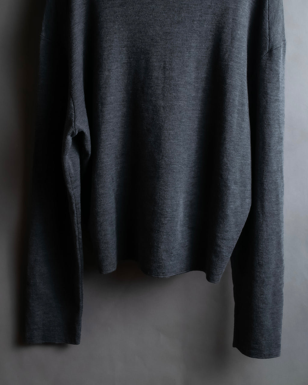 "JIL SANDER" Polo collar design wool knit pullover