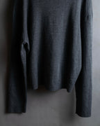 "JIL SANDER" Polo collar design wool knit pullover