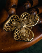 "BALENCIAGA" Floral＆leaf motif brooch set of 2