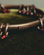 "Jean Paul Gaultier" 90's-00's Sculptural red bead bangle