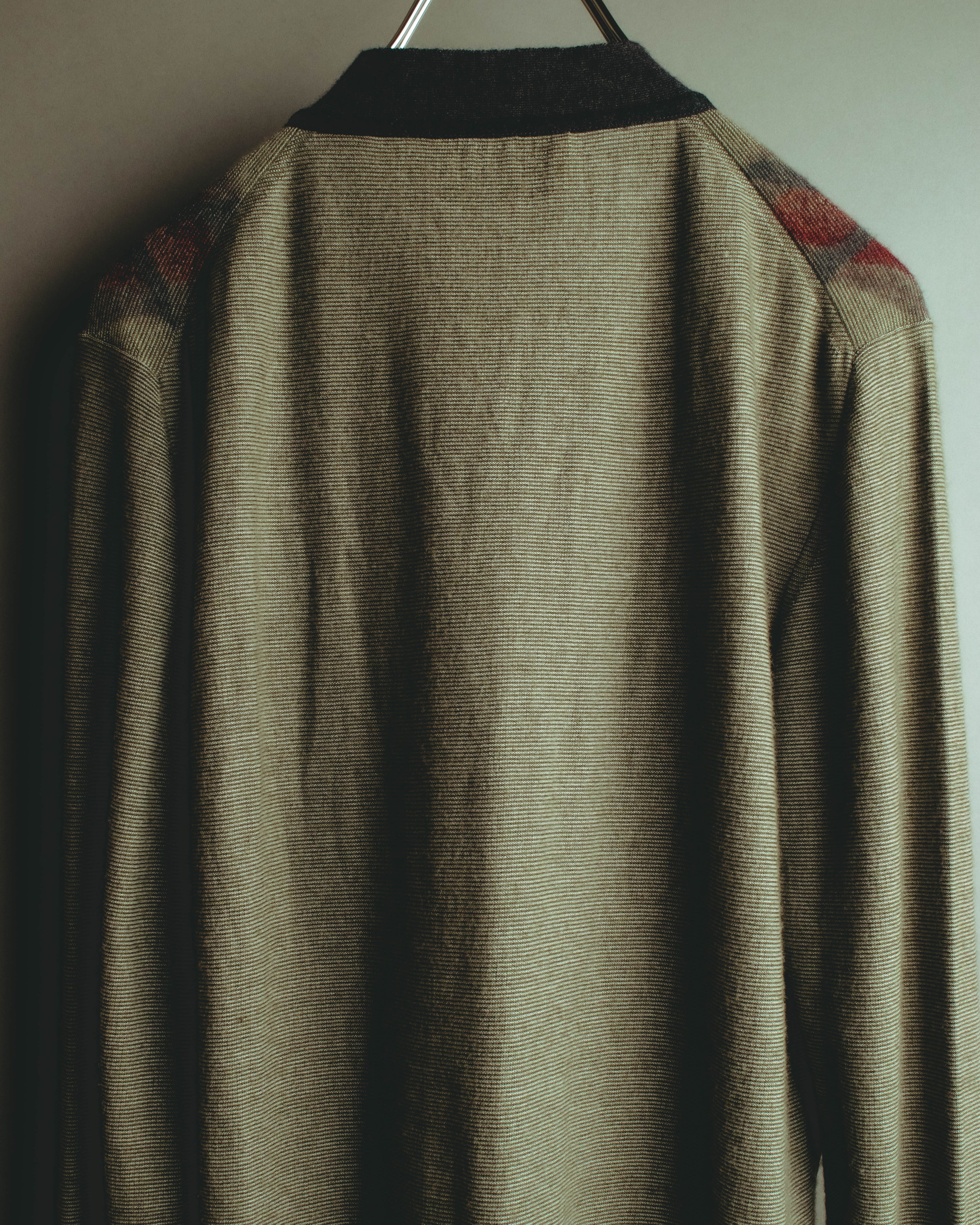 –SPECIAL– "Hermès" 90's-00's Plaid cashmere cardigan