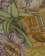 "HERMÈS" 00's Au pays de cocagne silk scarf