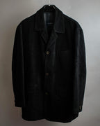"BURBERRY" Thick wale corduroy oversized tailored jacket