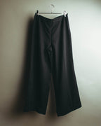 "VALENTINO GARAVANI" 90's-00's Sheer side striped wide trousers