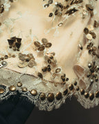 –SPECIAL– "VALENTINO" 00's-10's Embellished lace cocktail dress
