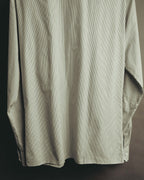 -SPECIAL- "Dior" 00's-10's Fine pinstripe concealed placket dress shirt