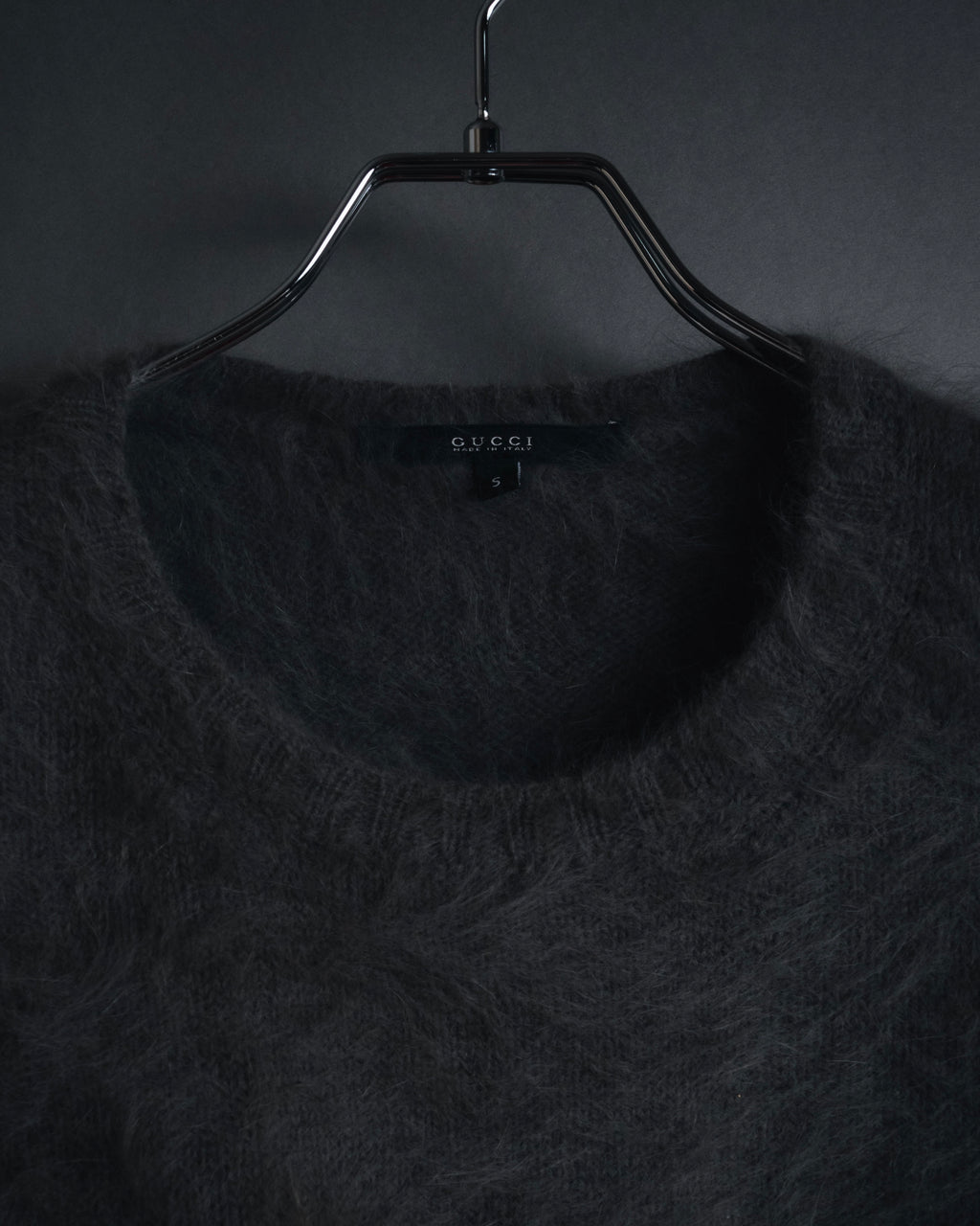 "GUCCI" 2010-11 angora blend brushed crewneck knit