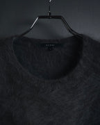 "GUCCI" 2010-11 angora blend brushed crewneck knit