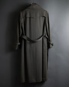 "Christian Dior" 70’s Classically tailored belted trench coat