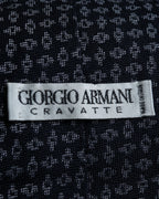 "GIORGIO ARMANI" Small pattern silk necktie