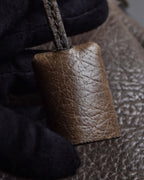 "CELINE" Softly structured leather city bag