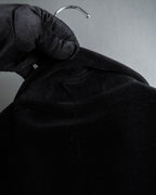 "ARMANI COLLEZIONI" Black corduroy relaxed set up