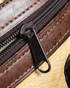 "GUCCI" Vintage horse harness motif pattern mini boston bag