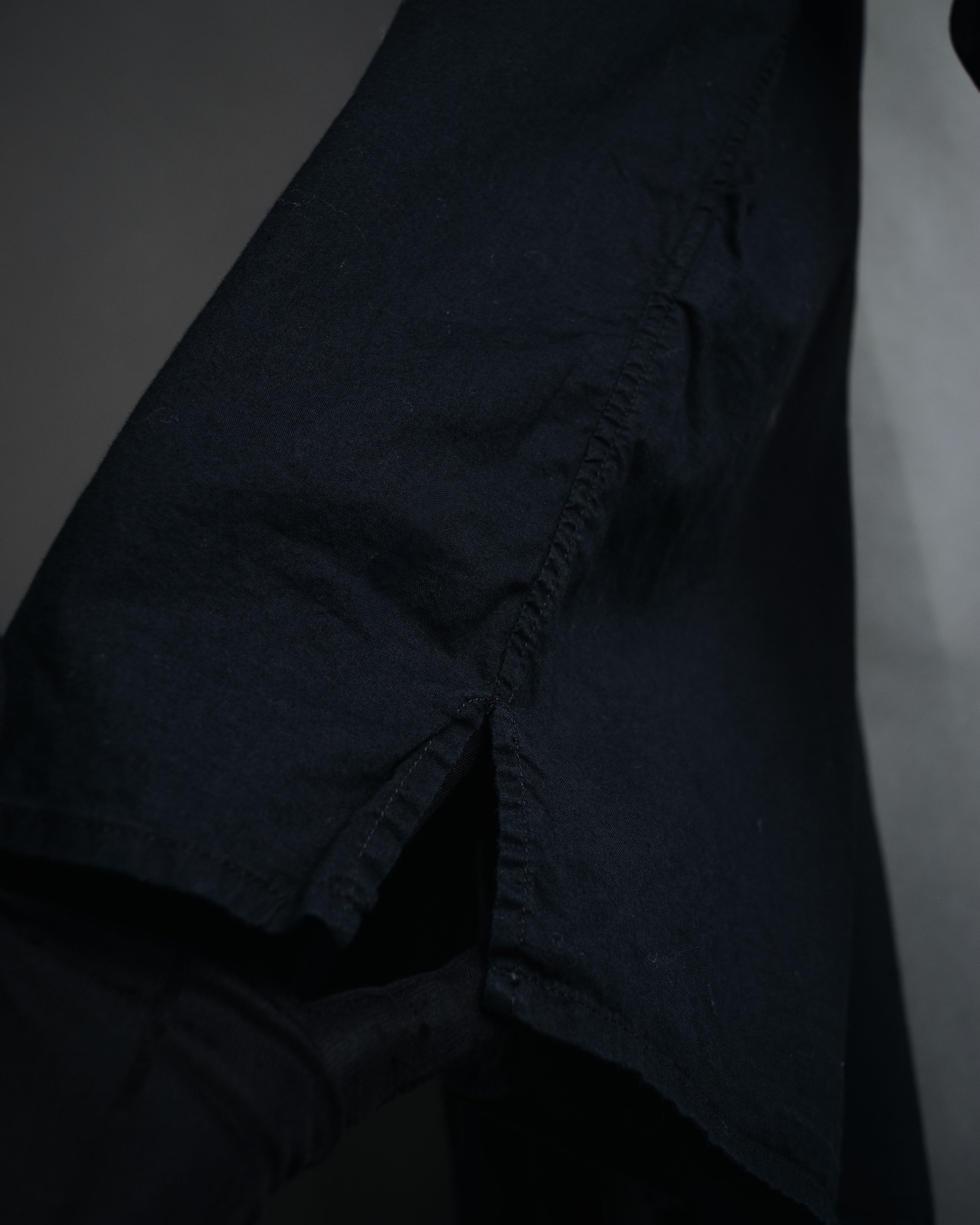 "ANN DEMEULEMEESTER" 01’s-05’s Poetically cut band collar cotton shirt