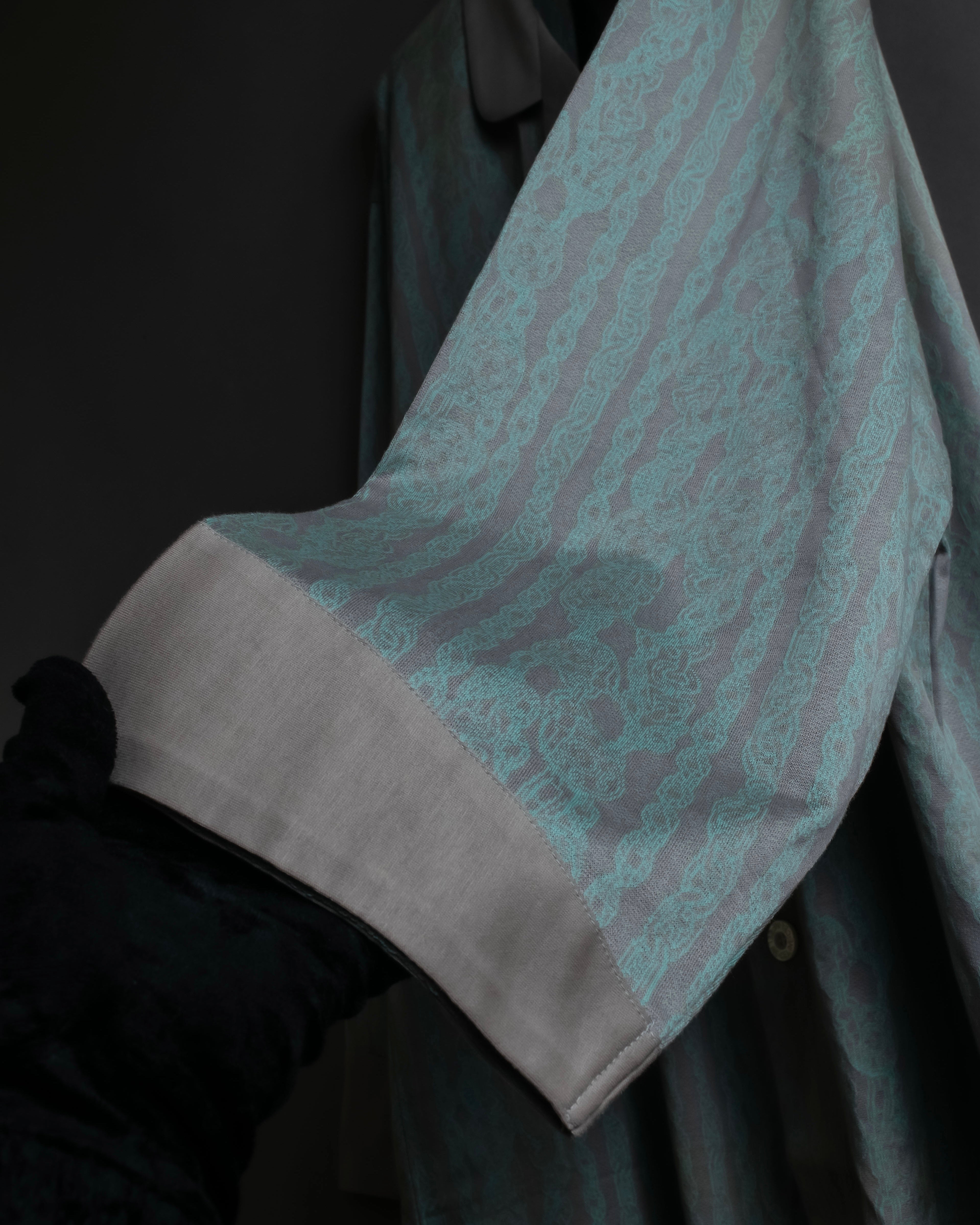 "CELINE" Chain motif pattern relaxed pajama set up